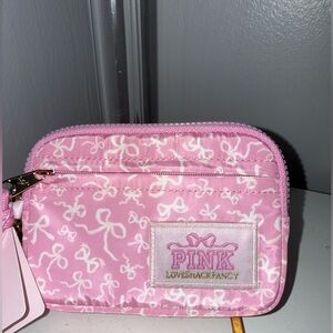 LoveShackFancy x Pink Bow Pattern Pouch
